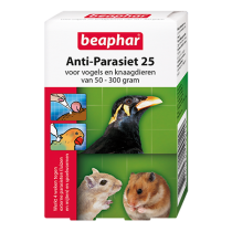 Beaphar anti parasiet 25 knaagdier / vogel